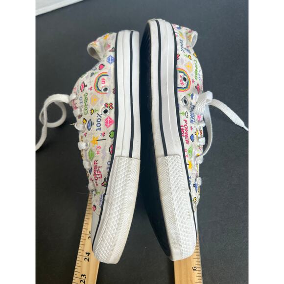 Converse All Star Juniors OX Player One 670171F Video Game Sneaker Shoes READ - Picture 6 of 12